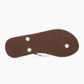 Dámské žabky ROXY Portofino III dc light brown/white 4