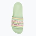 Dámské nazouváky ROXY Slippy II green stripe 5