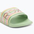 Dámské nazouváky ROXY Slippy II green stripe 7