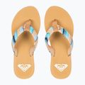 Dámské žabky ROXY Porto Raffia II blue depths 2