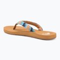 Dámské žabky ROXY Porto Raffia II blue depths 3