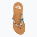 Dámské žabky ROXY Porto Raffia II blue depths 5