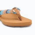 Dámské žabky ROXY Porto Raffia II blue depths 7