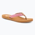 Dámské žabky ROXY Porto Raffia II raspberry