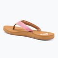 Dámské žabky ROXY Porto Raffia II raspberry 3