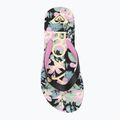 Dětské žabky ROXY Tahiti VII black/pink stencil 5
