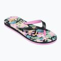 Dětské žabky ROXY Tahiti VII black/pink stencil
