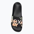 Dámské nazouváky ROXY Slippy II black/green print 5