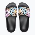 Dámské žabky ROXY Slippy II black multi camo 2