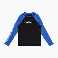 Dětské plavky Longsleeve Quiksilver Everyday UPF50 black/nebulas blue 