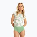 Dámské jednodílné plavky ROXY Hibiscus Daze basil party waves yw 2
