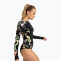 Dámské plavky Longsleeve ROXY Zip Lycra anthracite island escape 3