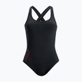 Dámské jednodílné plavky ROXY Active Solid Basic anthracie