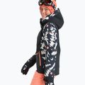 Dámská snowboardová bunda ROXY Free Jet true black/big flower 5