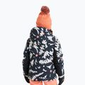 Dětská snowboardová bunda ROXY Free Jet true black/big flower 2