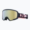 Dětské snowboardové brýle ROXY Missy big flowers/clux ml orange 5