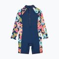 Kombinéza UPF 50+ dětská ROXY Morning Flower Springsuit mood indigo morning flowers 2