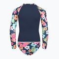 Dlouhý rukáv + spodní díl plavek ROXY Morning Flower Lycra Set mood indigo morning flowers 2