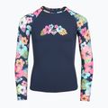 Dlouhý rukáv + spodní díl plavek ROXY Morning Flower Lycra Set mood indigo morning flowers 3