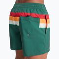 Pánské koupací šortky Quiksilver Everyday Printed Volley 15" forest outside stripe 8