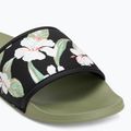 Dámské žabky ROXY Slippy IV oil green 7