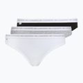 Dámské kalhotky Lacoste 8F1338 3 páry black/white/silver chine