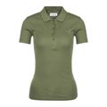 Dámské polo tričko Lacoste DF5377 khaki 4