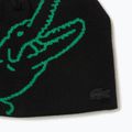 Zimní čepice  Lacoste RB3021 black/fluorine green 2