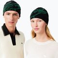 Zimní čepice  Lacoste RB3021 black/fluorine green 3