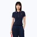 Dámské polo tričko Lacoste Polo DF9599 navy blue/rill/grenadine