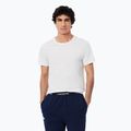 Pánské tričko Lacoste TH9007 3-pak white/silver chine/black