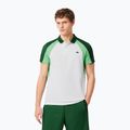 Pánské tenisové polo tričko Lacoste Polo DH8963 white/liamone green