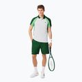 Pánské tenisové polo tričko Lacoste Polo DH8963 white/liamone green 2