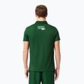 Pánské tenisové polo tričko Lacoste Polo DH8963 white/liamone green 3