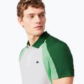 Pánské tenisové polo tričko Lacoste Polo DH8963 white/liamone green 4