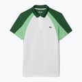 Pánské tenisové polo tričko Lacoste Polo DH8963 white/liamone green 5
