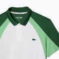 Pánské tenisové polo tričko Lacoste Polo DH8963 white/liamone green 7