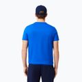 Pánské tenisové tričko Lacoste TH1044 gipsy white/navy blue 2