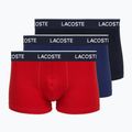 Pánské boxerky Lacoste 5H1300 3 páry navy blue/red/methylene