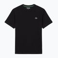 Pánské tenisové tričko Lacoste TH0003 black/lambʼs lettuce