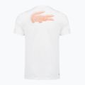 Pánské tenisové tričko Lacoste TH0003 white/blossom 2