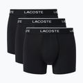 Pánské boxerky Lacoste 5H3202 Microfibra Negro 3 pack black