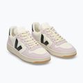 Dámské boty VEJA V-10 Prime Leather pure/black/parme