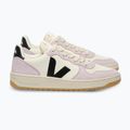 Dámské boty VEJA V-10 Prime Leather pure/black/parme 2