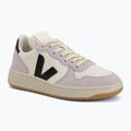 Dámské boty VEJA V-10 Prime Leather pure/black/parme