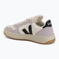 Dámské boty VEJA V-10 Prime Leather pure/black/parme 3