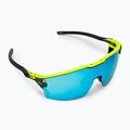 Cyklistické brýle Julbo Ultimate Cover Polar 4 Hd black/yellow fluo/capsule ocean master 2