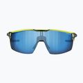 Cyklistické brýle Julbo Ultimate Cover Polar 4 Hd black/yellow fluo/capsule ocean master 10