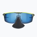 Cyklistické brýle Julbo Ultimate Cover Polar 4 Hd black/yellow fluo/capsule ocean master 11