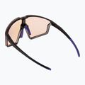 Julbo Edge Reactiv 1-3 High Contrast matné průsvitné černo-fialové cyklistické brýle 3